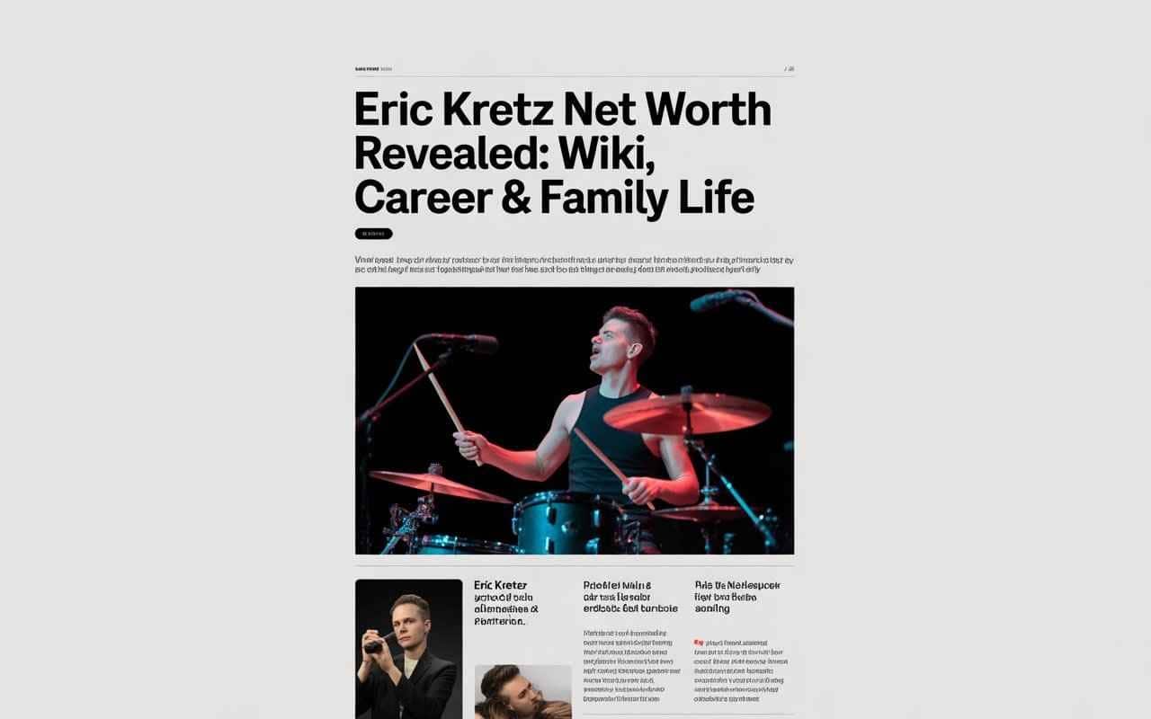 Eric Kretz Net Worth Revealed: Wiki, Career & Family Life
