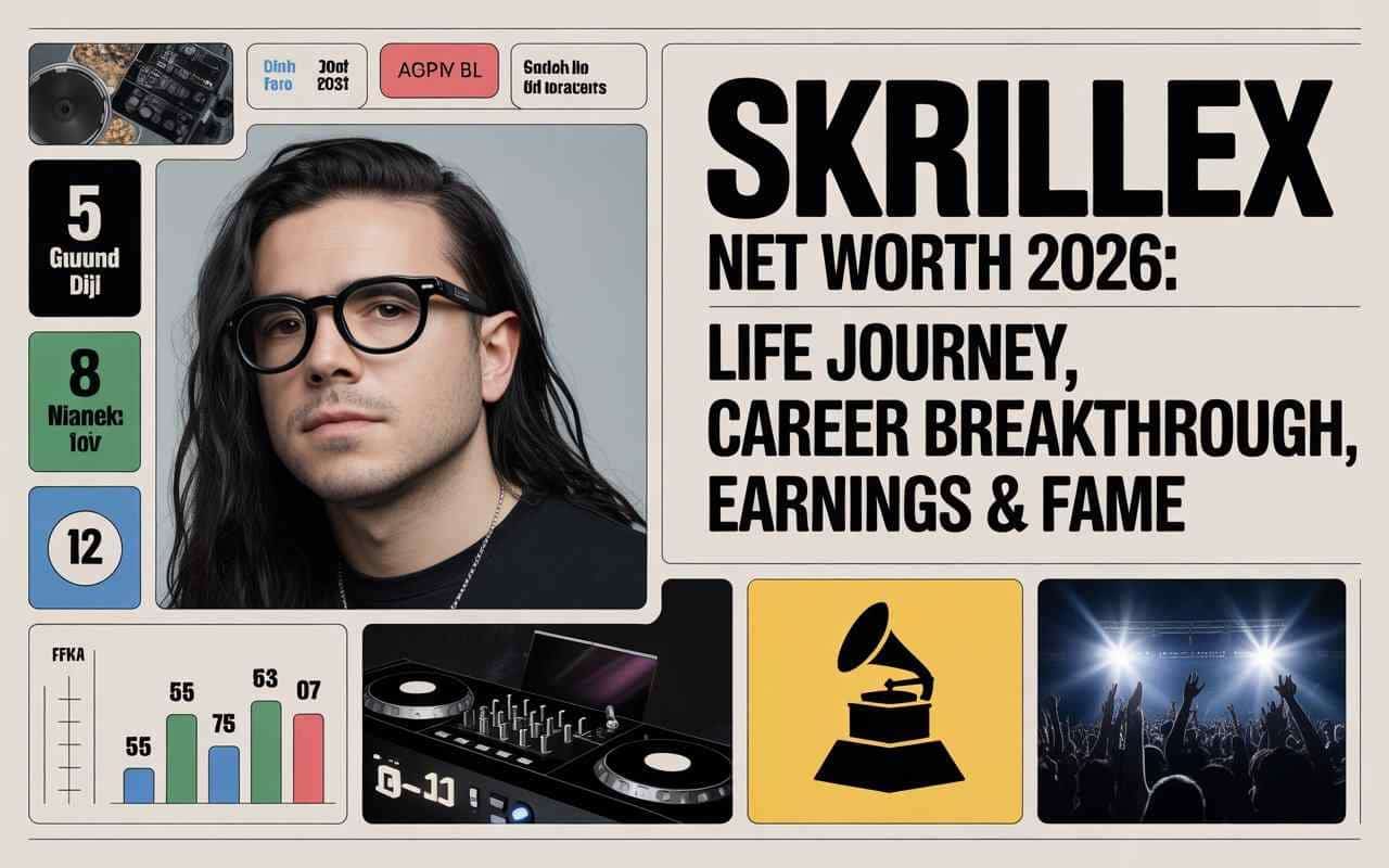 Skrillex Net Worth 2026: Life Journey, Career Breakthrough, Earnings & Fame