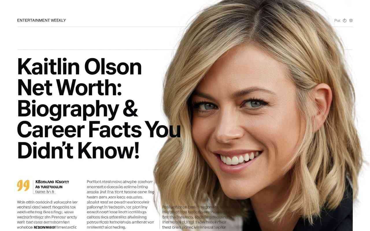 Kaitlin Olson Net Worth: Biography & Career Facts You Didn’t Know!