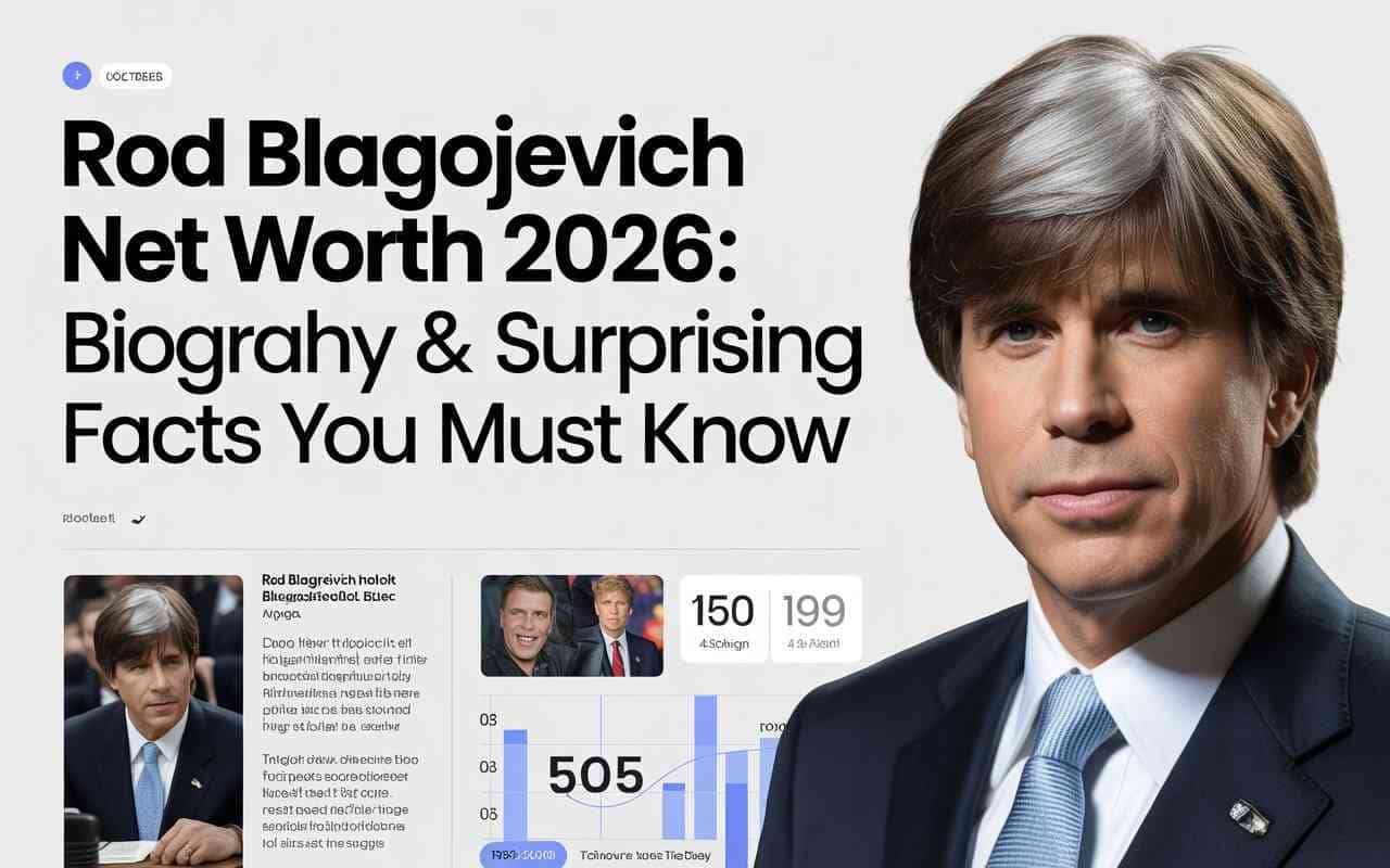 Rod Blagojevich Net Worth 2026: Biography & Surprising Facts You Must Know
